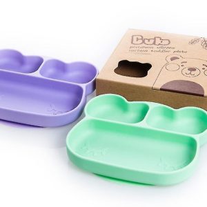Silicone baby sticky plate