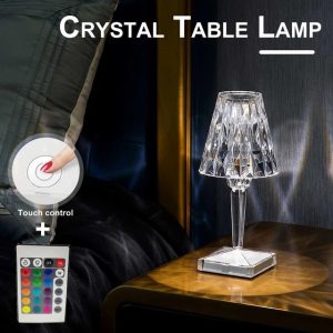 Crystal table/candle light table lamp