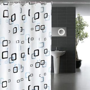 100% PEVA water proof shower curtain, mould free, chlorine free, PVC free bathroom shower curtain 220 ×180cm