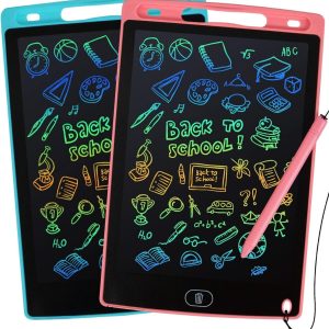 Multicolored 6.5 inch kids writing tablet with a pen, writing tablet