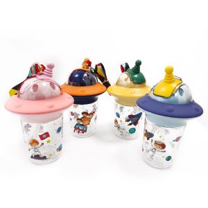 500ml flying saucer, alien kids water bottle space ship kids water bottle