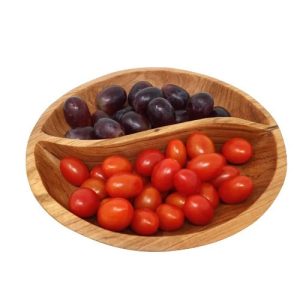 Wooden Partitioned Bowl