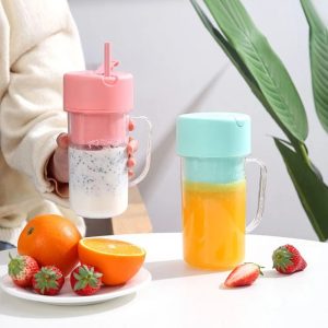 USB Charging Portable blender, Multifunctional juicer Outdoor Accompanying Cup Six Knife