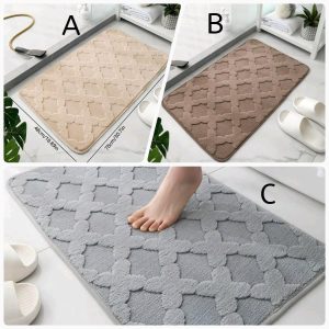 Soft floor mat, absorbent floor mat
