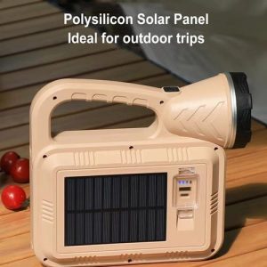Large solar torch, Flashlight camping lamp