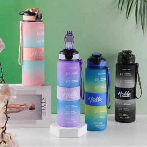 New Hello 1L motivation bottle
